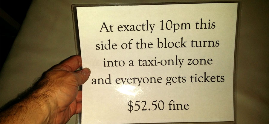 Improving Sacramento No Parking Signs