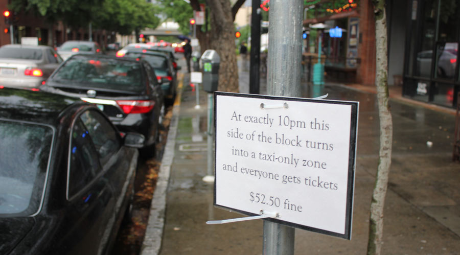 Improving Sacramento No Parking Signs