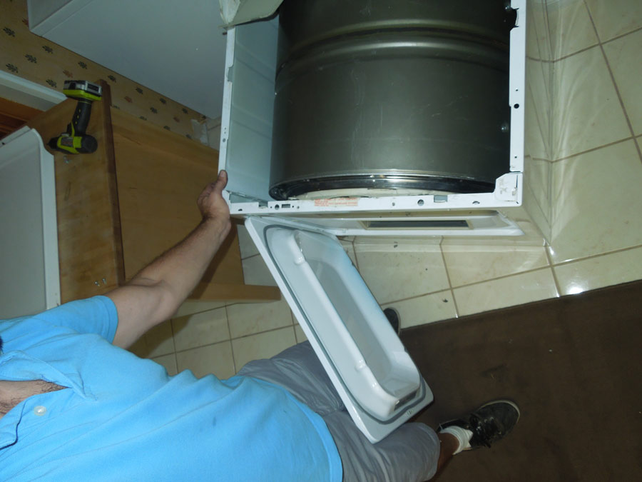 GE Profile Dryer inside