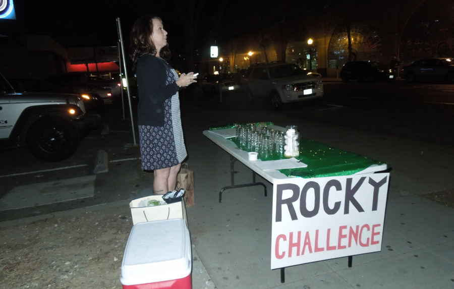 Eating Raw Eggs in the Rocky Challenge