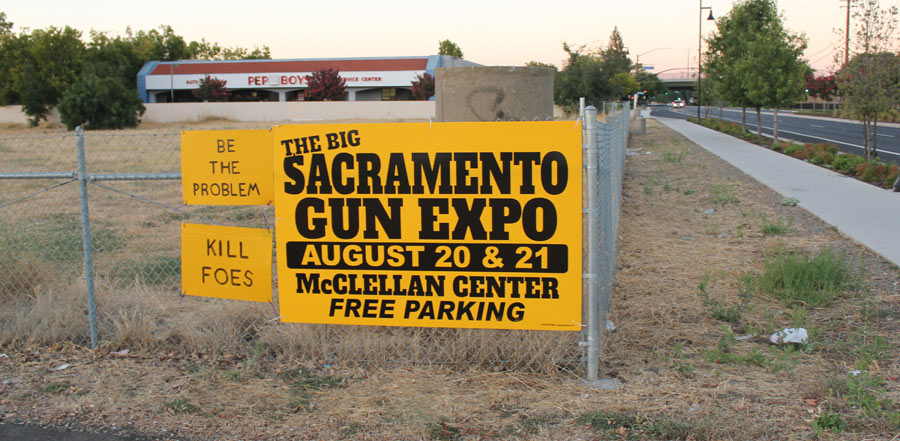 Gun Show Sign Prank