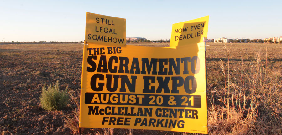 Gun Show Sign Prank