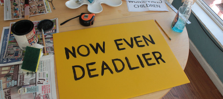 Gun Show Sign Prank