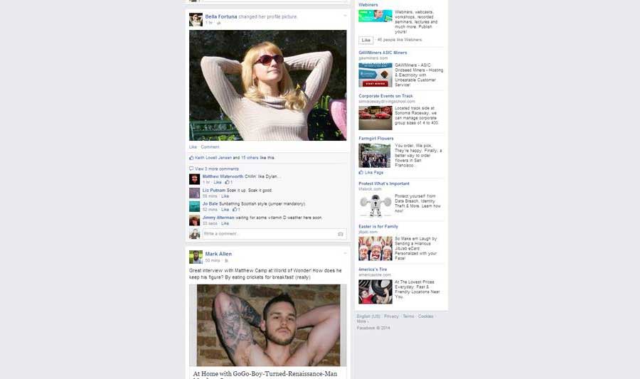 Facebook Coincidence