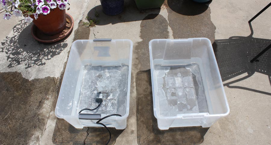 How Much water evaporates from a fountain?