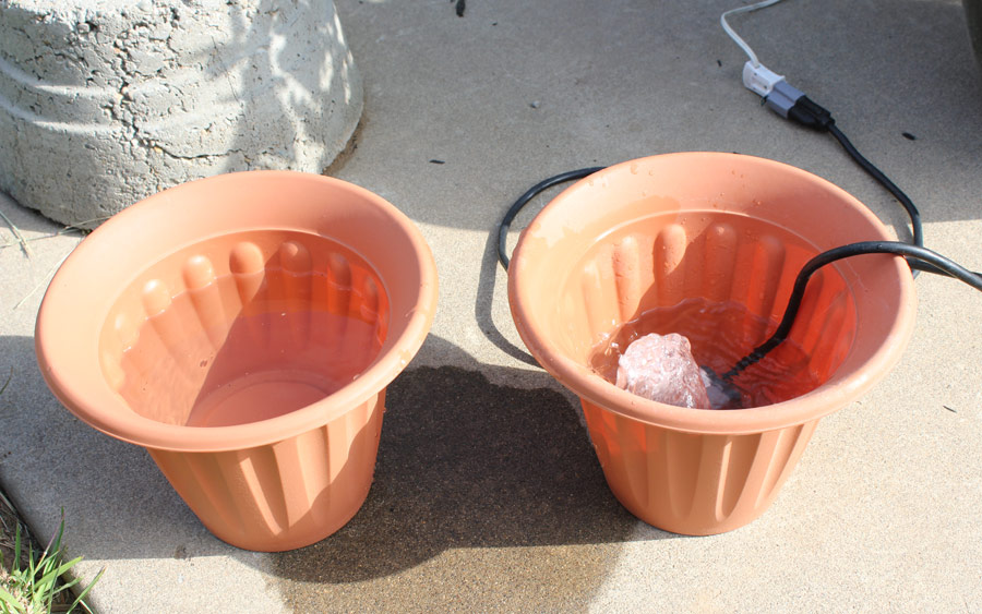 How Much water evaporates from a fountain?