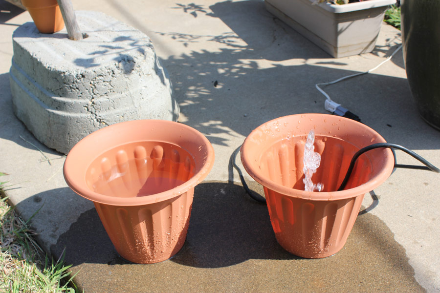 How Much water evaporates from a fountain?