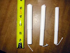 Tampon Size Chart