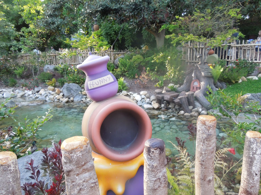 Disneyland Adventures of Pooh Bear Ride Pictures