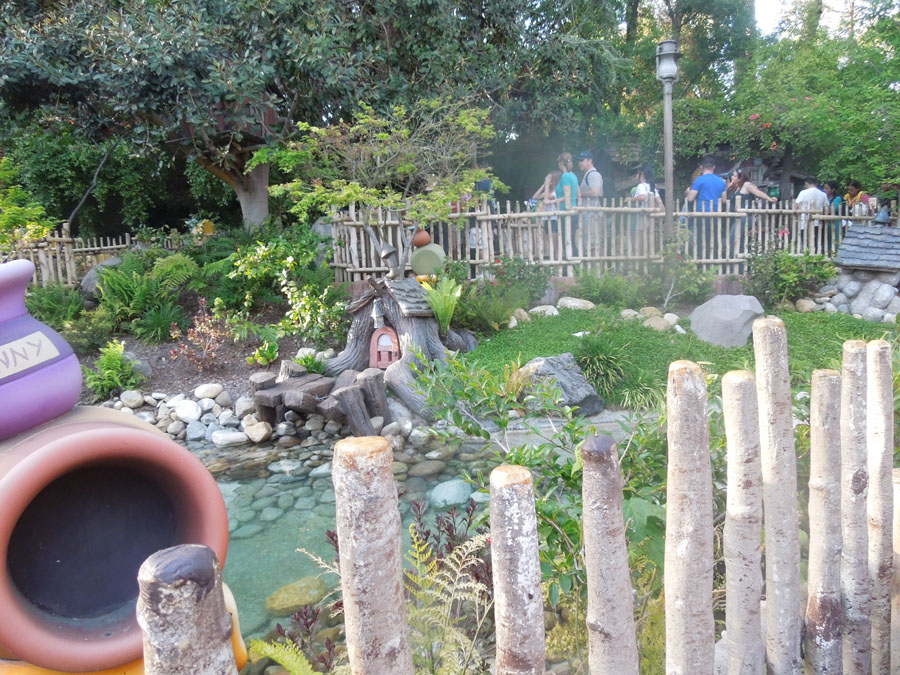 Disneyland Adventures of Pooh Bear Ride Pictures