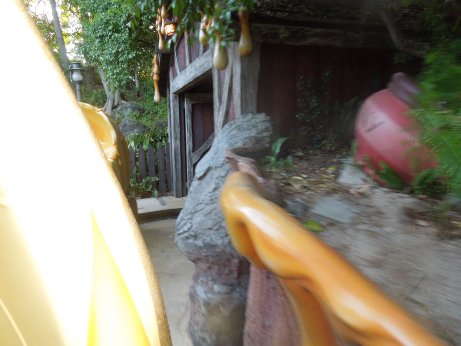 Disneyland Adventures of Pooh Bear Ride Pictures