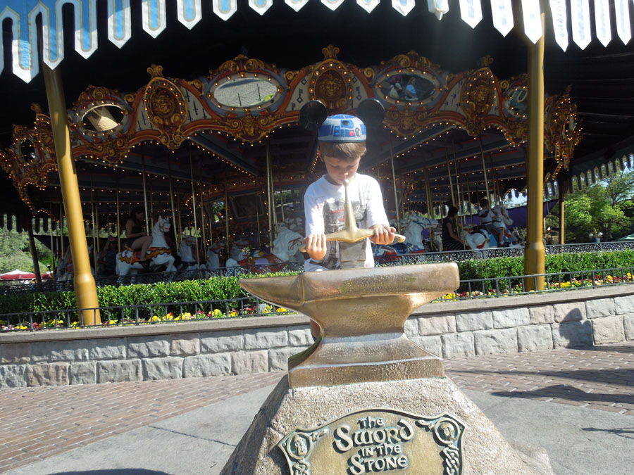 Disneyland Sword in Stone Picture