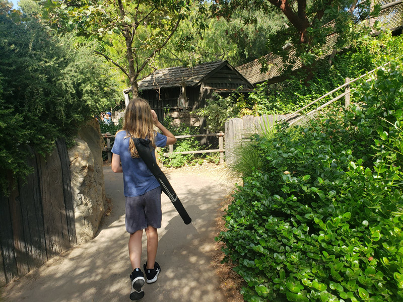 Tom Sawyer's Island in Frontierland