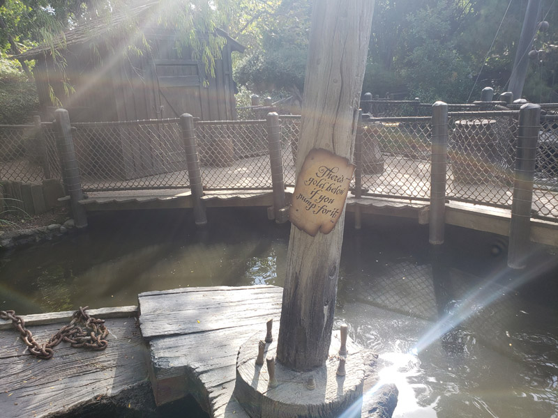 Tom Sawyer's Island in Frontierland