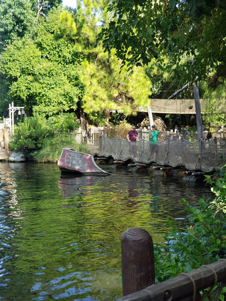 Tom Sawyer's Island in Frontierland