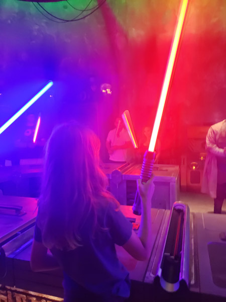 Savi's Lightsabers in Galaxy's Edge