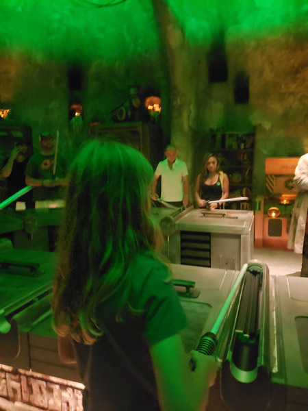 Savi's Lightsabers in Galaxy's Edge