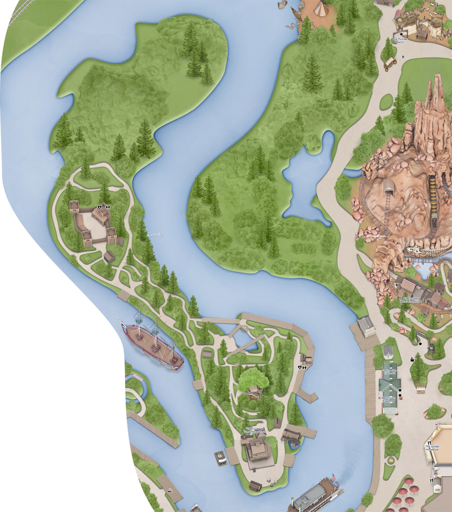  Tom Sawyer's Island in Frontierland