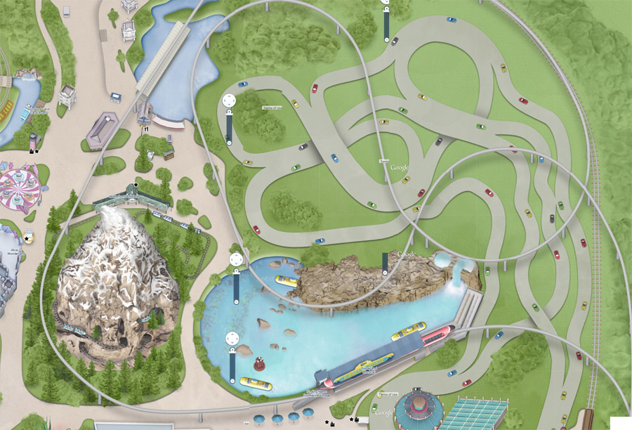 Disneyland's Tomorrowland Monorail