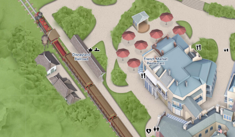 Disneyland Railroad: New Orleans Station