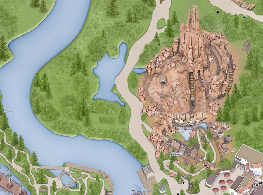 Frontierland - Big Thunder Mountain Railroad in Frontierland