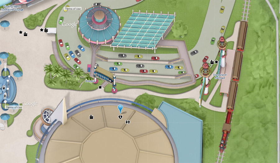 Disneyland's Tomorrowland Train Station